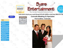 Tablet Screenshot of byersentertainment.com